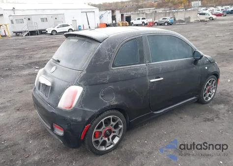 2012 Fiat 500 Sport z USA, uszkodzony, nr VIN 3C3CFFBR9CT207816